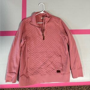 Ll Bean Quilted Pullover Sweatshirt